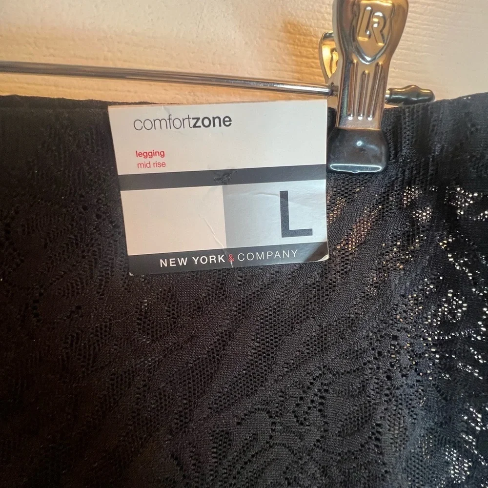 New York & Company Black Lace Hosiery